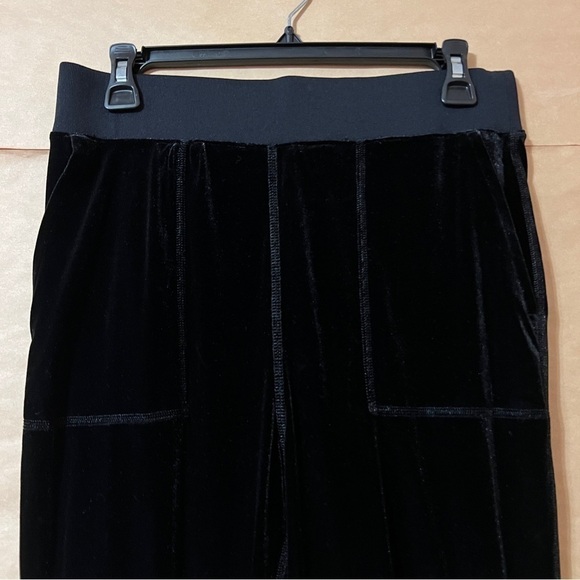 Rag & Bone Jean | Velvet Scout Jogger Pants Pull-On Velour Black Size S - Picture 4 of 13